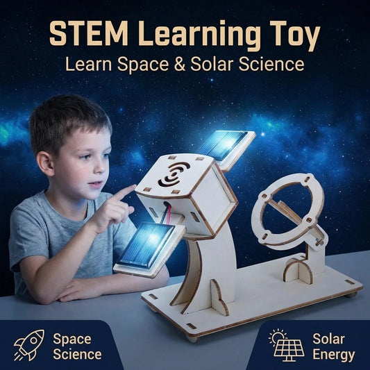 Children's solar energy science and education experiment Diy toys, hand-assembled models, science and education toy gifts