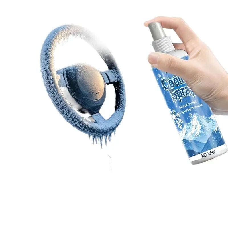 50/100ml Portable Instant Car Cooling Spray Fast Temperature Reduction Long Lasting Freshness For Hot Summer Car Interior Use
