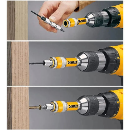 DEWALT DW2700 #6 Drill Drive Set Drill Flip Drive Complete Unit 2 in 1 Countersink Wood Drill Bit 6mm Accessories