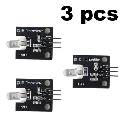 IR Transmitter Receiver Sensor Module Kit 38KHz 10M 5V for Arduino Nano Remote Control ESP8266 DIY Electronic Components 18650