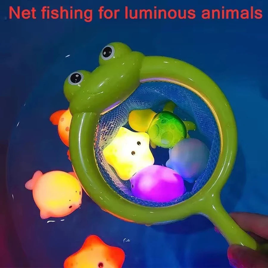 Children Bath Toys Indoor And Outdoor Swimming Pool Beach Parent-child Interactive Catch Fish Game Toys Water Floating Fish Toys