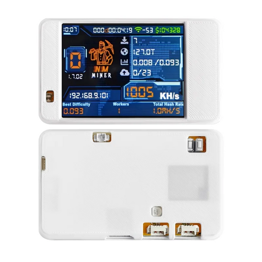 AFOURT-Nmminer Nerdminer Upgrade 992 KH/S Hashrate ESP32-2432S028 2.8Inch Display Colorful Case Bitcoin Solo Lottery Miner C