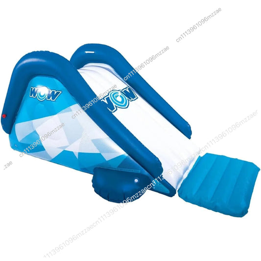 Inflatable Water Play Facilities Children's Inflatable Slide Pool Water Play Double Slide Outdoor Swimming Pool Slide