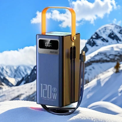 New 160000mAh Charger Portable Large Capacity Mobile Power 120W Fast Charger USB Type-C Phone External Battery