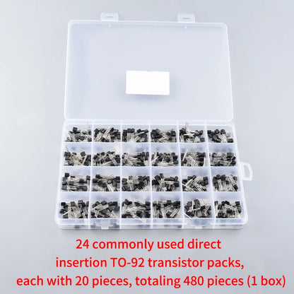 Transistor package S8550 SS8050 9012 9013 9014 TL431 SMT direct insertion transistor kit