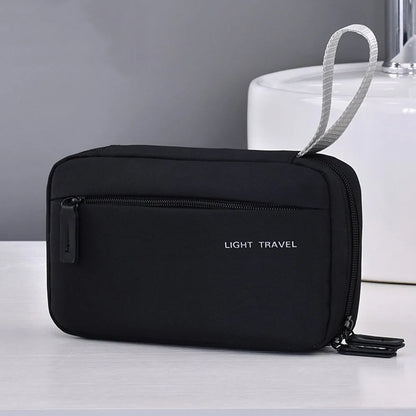 3-in-1 Travel Toiletry Bag Oxford Cloth Lightweight Waterproof Shaving Bag Handheld Makeup Bag Makeup Organizer Business
