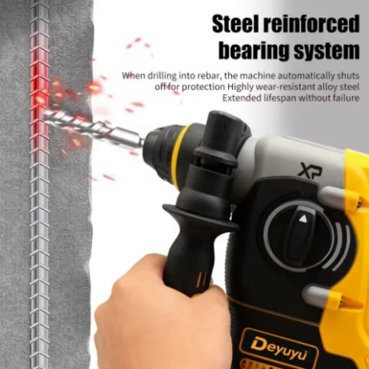 DEWALT 20V MAX 18V Brushless SDS-Plus Impact Drill 1" L-Handle Rotary Percussion Woodworking Tool Only for Home Improvement