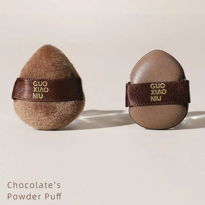 Chocolate Cookies Powder Puff Facial Makeup Sponge Soft Velvet Cosmetics Puff Mixer Beauty Foundation Make-Up Sponge Makeup
