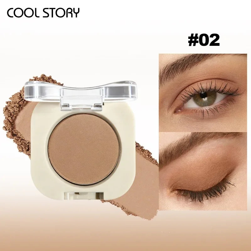 Eyeshadow Palette - Matte & Shimmer Nude Colors, Multi-Use Makeup Palette for Eyes & Face, Smooth Formula, Long Lasting Pigment