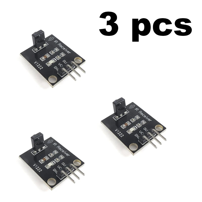 IR Transmitter Receiver Sensor Module Kit 38KHz 10M 5V for Arduino Nano Remote Control ESP8266 DIY Electronic Components 18650