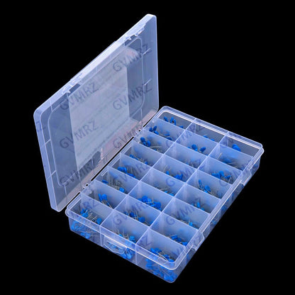 700PCS Ceramic Capacitors 1kV 24 Values Capacitor Pack 103 Magnetic Plate 102 Ceramic Die 101 18P 1000V High Voltage 102 47P