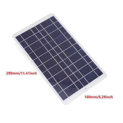 Type-C Solar Panel Charger Output 1600MA 20W 5V Battery Charger Solar Panel Lightweight Scratchproof 3V-5V Mobile Phone Chargers