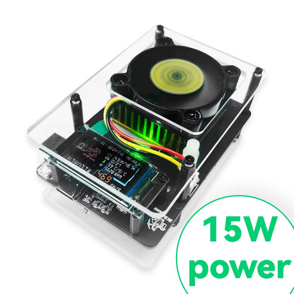 Bitcoins NMMiner NMAxe  Official Ultra BM1366 ASIC Chip Solo Lottery Miner 500Gh/s Fully Open-source Home Use with Display