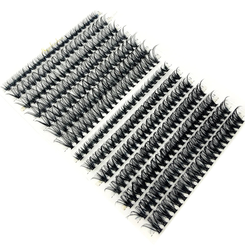 AMSDCN 100/280 clusters 30D 40D 60D 80D curly eyelashes naturally soft DIY makeup false eyelashes
