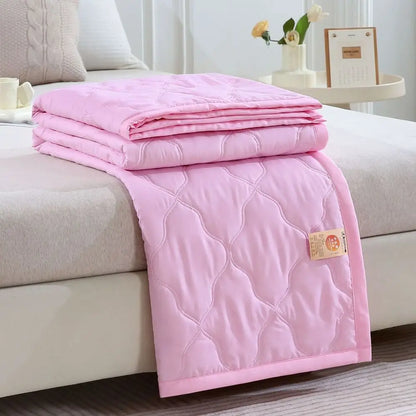 Summer Cooler Quilt Conditioning Quilt Double Sided Cold Effect Blanket Cooler Fiber Heat-dissipating Quilt Skin-Friendly Washed