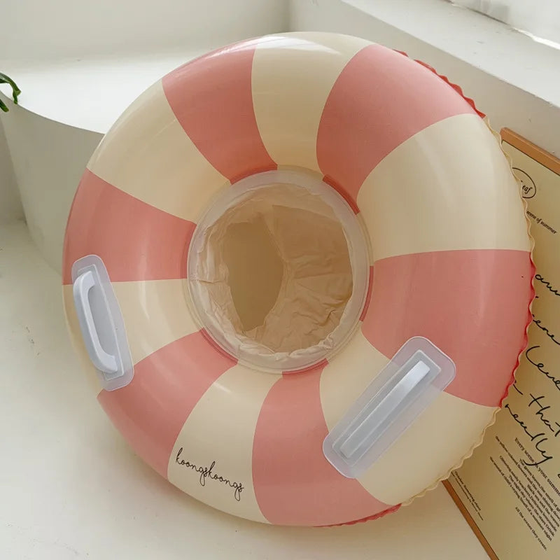Rooxin Pool Float Swim Ring Tube Inflatable Swimming Seat Floating Ring Swimming Circle Beach Water Play Equipment