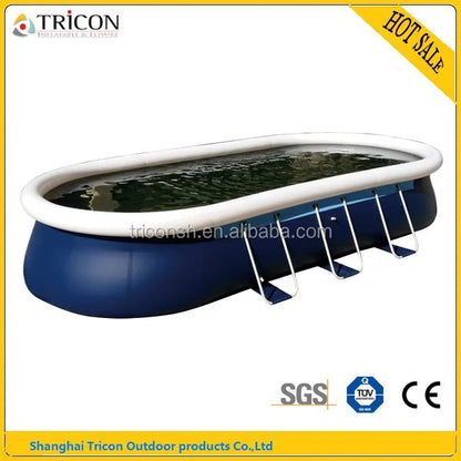 Above Ground Swimming Pool Inflatable Swimming Pool Full Sized Family Kiddie Blow-up Pool