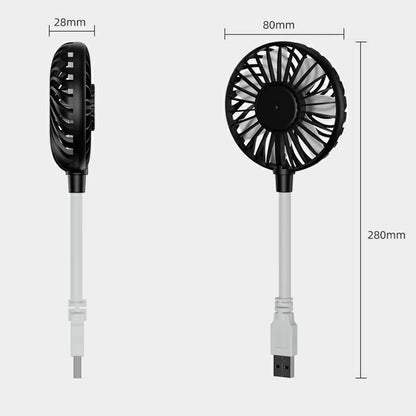 Mute Cooling Fan Summer Portable Fan Mini USB Fan Plug And Play Student Dormitory Cooler Accessories For Power Bank Laptop PC
