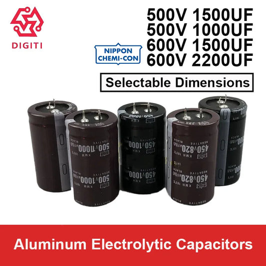 Snap-In Aluminum Electrolytic Capacitors Chemi-Con 500V1000UF 500V1500UF 600V1500UF 600V220UF  25X35 25X50 30X40 30X50 30X60 35X