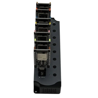AA81-Nerdminer Hub 2600KH/S Solo Lottery Miner 7X370KH/S Miner Combo Kit Bitcoin BTC Miner Asic Mining Crypto Mining Station