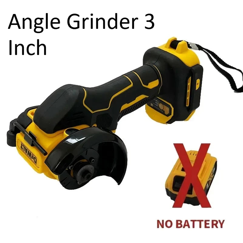 DEWALT 20V Cordless  Angle Grinder Cutting Machine Grinding Polishing Machine Electric Diamond Cutting Grinder Power Tools