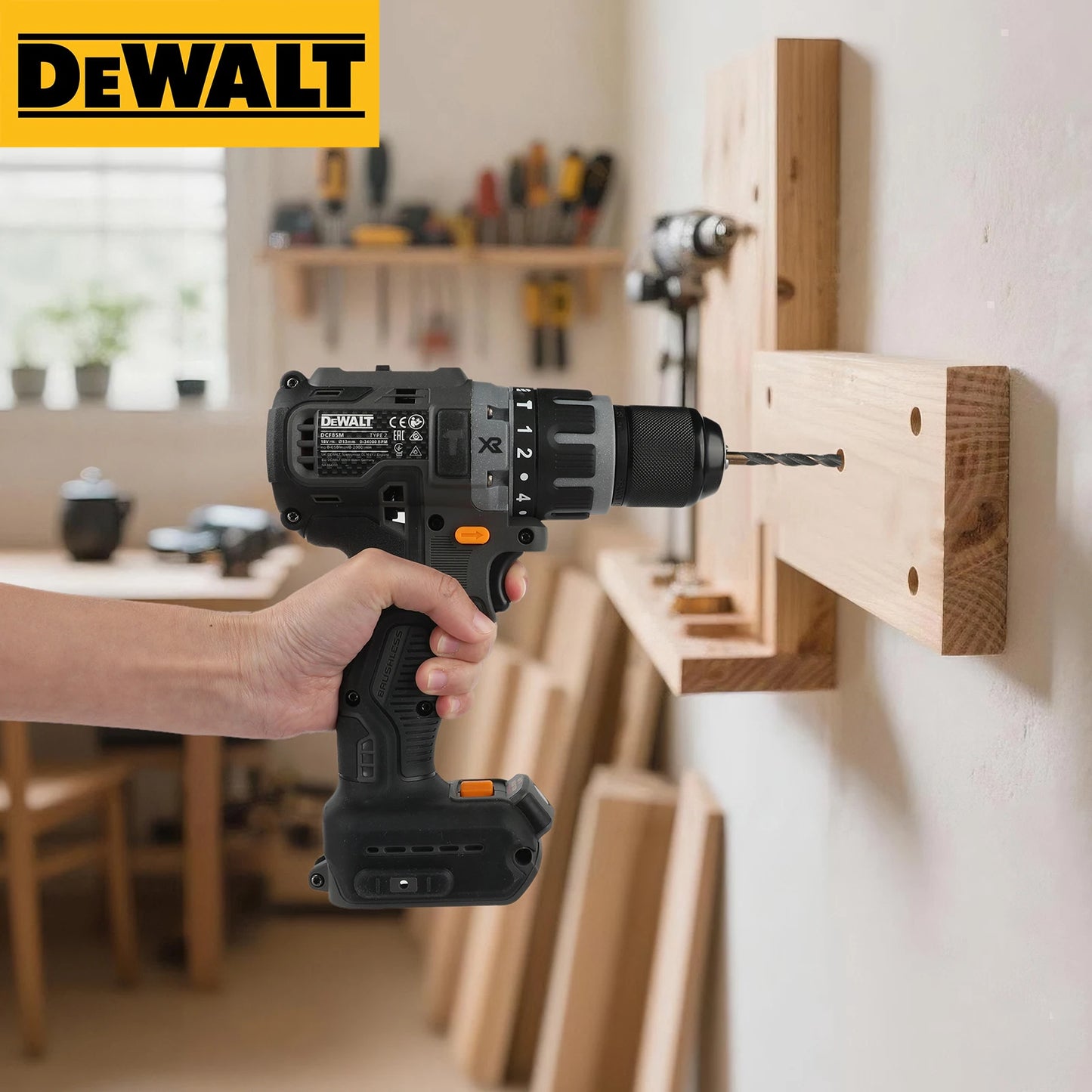 Dewalt DCF85m Cordless Brushless Impact Drill Brushless Drill Multifunctional Rechargeable Portable 20V Battery Power Tools
