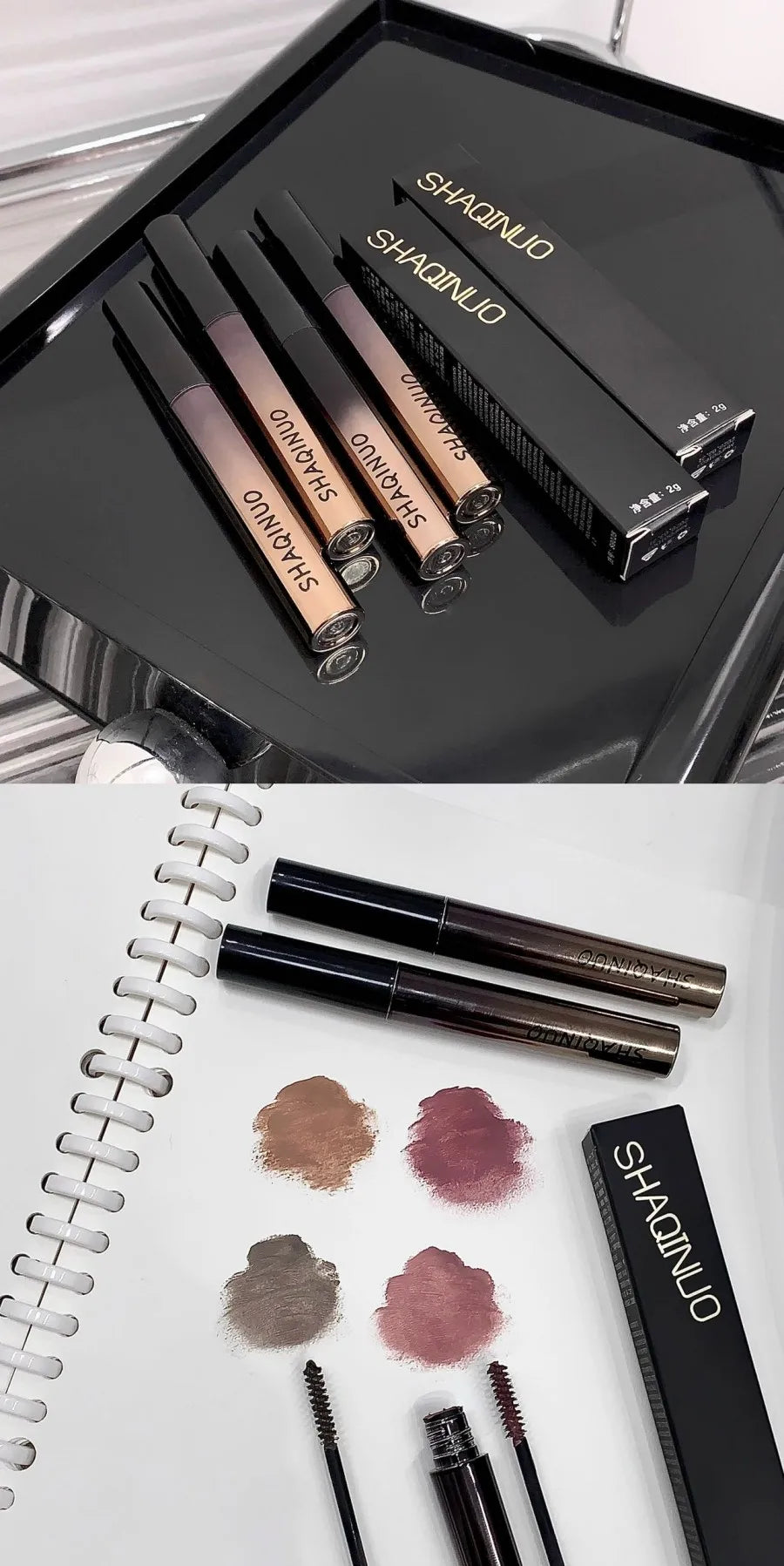 Natural Dyeing Eyebrow Cream Waterproof Berry Pink Brown Tint Eyebrow Mascara Eyes Makeup Long-lasting Brow Enhacer Gel Cosmetic