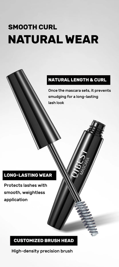 Glitter Diamond Mascara Waterproof Smudge-Proof Volumizing Lengthening Sparkling Snowflake Flake Clump-Free Lasting Party Makeup