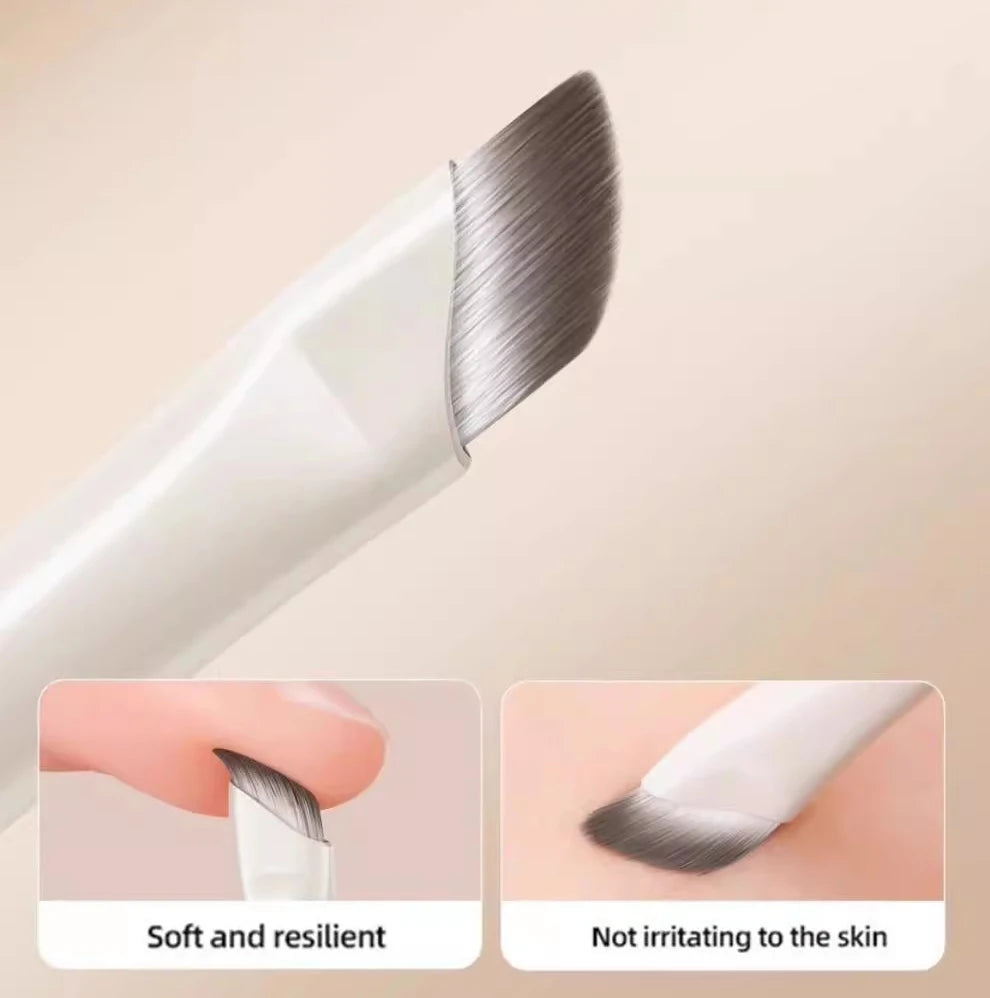 5/8/10pcs Natural Eye Makeup Brushes Set Detail Eyeshadow Brush Makeup Brush Kit White Ultra Soft Eyeshadow Eyeliner Makeup Tool