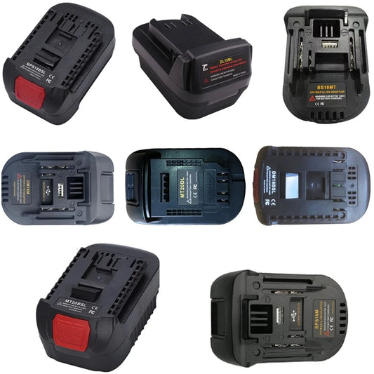 Power Tool Adapter DM18M MT20BSL Converter For Bosch For BlackDecker 18V Li-ion Battery for Makita/Milwaukee/Dewalt Tools