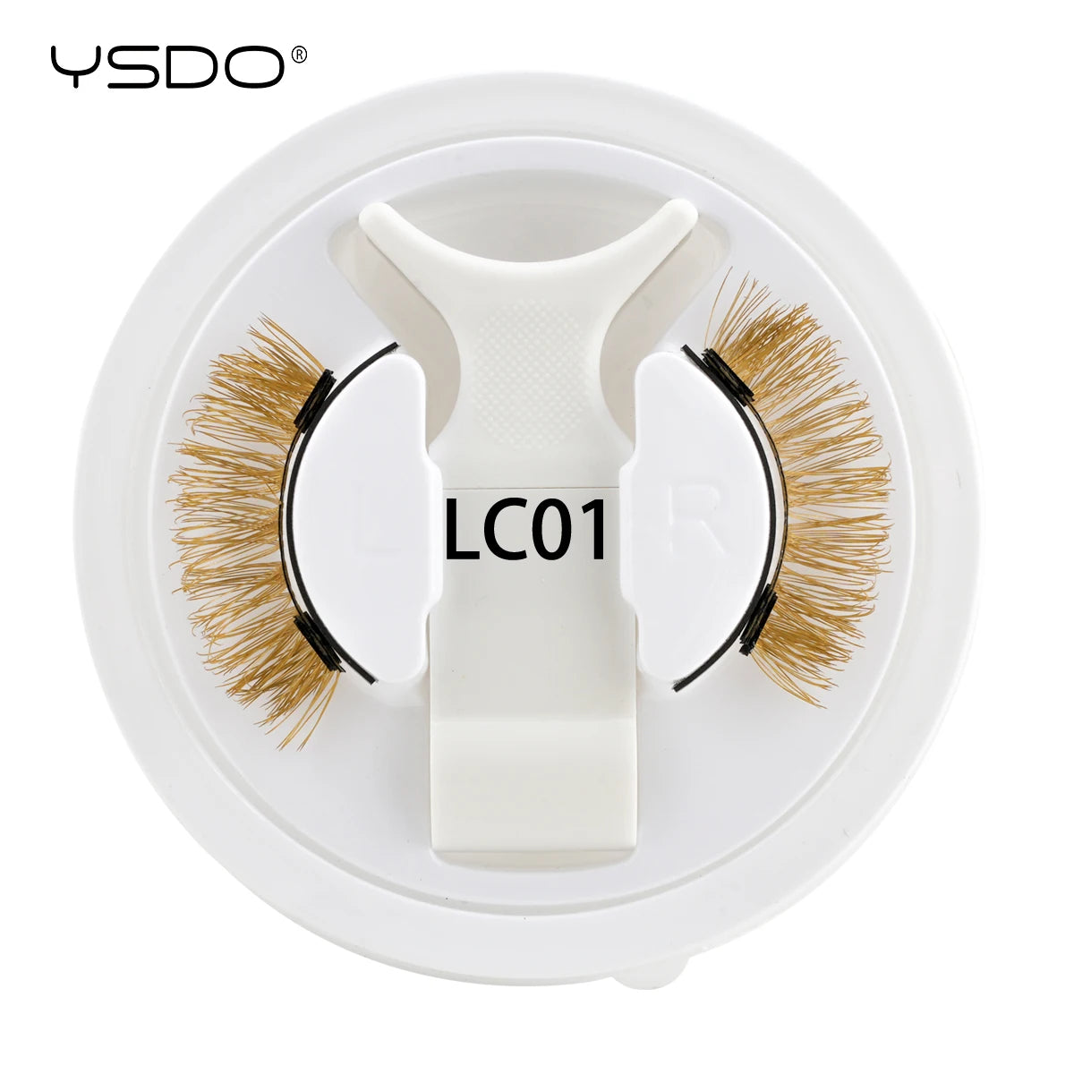 YSDO Colored Magnetic Eyelashes Natural Faux 3D Mink Lashes Reusable Makeup Party Cosplay Shiny Colorful Magnet False Lashes