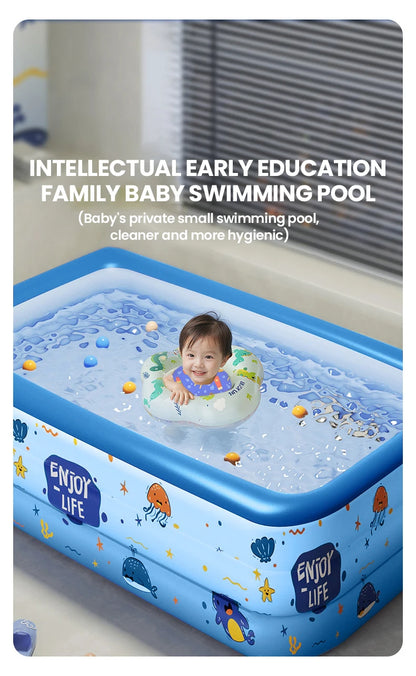 Inflatable Swimming Pool Large Size Indoor Outdoor Folding Pool Family Adult Baby Party Removable Swimming Pools for Children