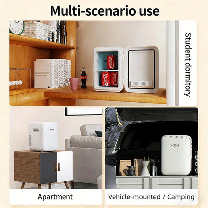 4L Mini Beauty Refrigerator With Cooling And Heat  Both Car Home Use Refrigerated Storage For Skincare Products To Keep Fresh