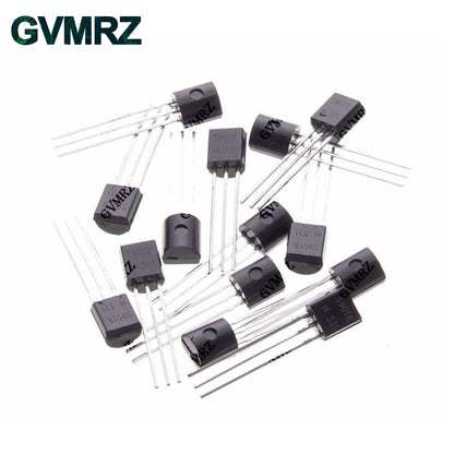 600PCS 15Value x 40Pcs Transistor TO-92 Assortment Box Kit Transistors 2N2222 2N3904 2N3906 C945 S8050 Direct-plug triode box
