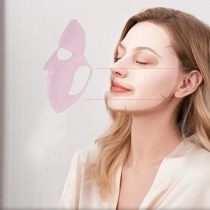 Silicone Facemask Holder Reusable Silicone Face Mask Holder for Sheet Masks Wet Locking Avoid Evaporation Skincare Beauty Tool
