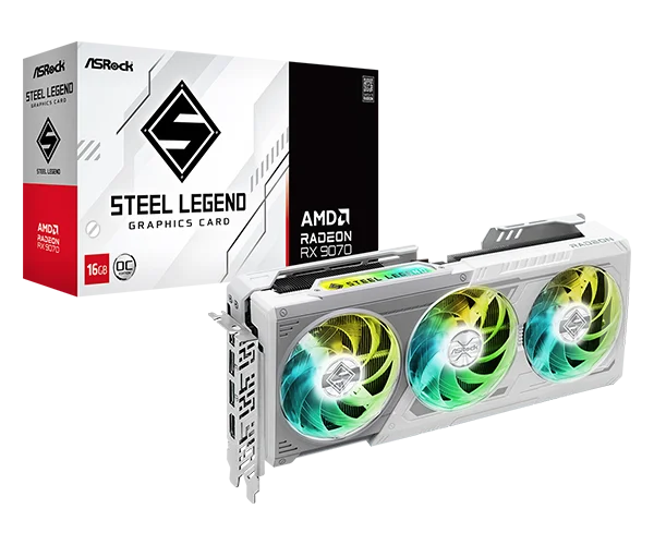 【CHIMU HOME】Radeon RX 9070 XT 16GB GDDR6 Graphics Card Triple Cooling 4K Gaming Video Card for Desktop PC Rendering GPU