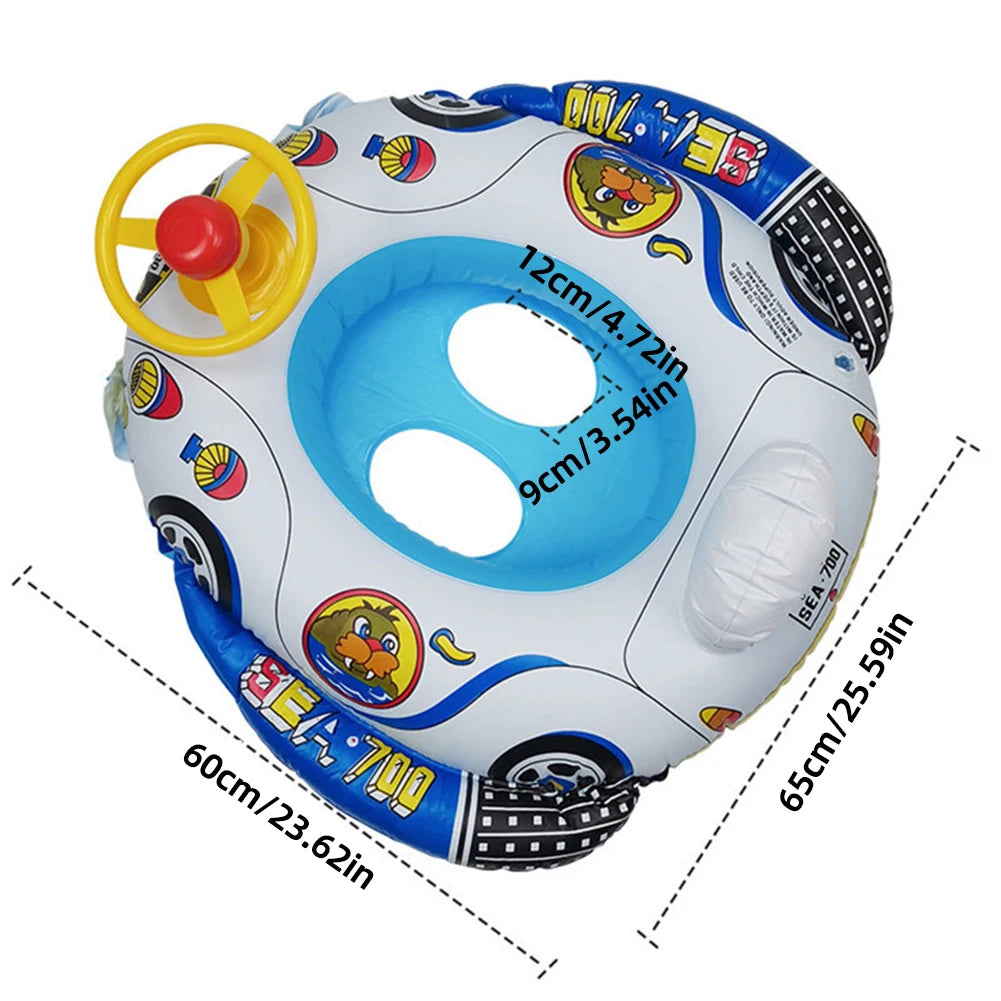 Baby Swimming Pool Float for Kids Child Pool Toys Inflatable Pool Swimming Float Car Air Mattress Beach Party Pool Accessories