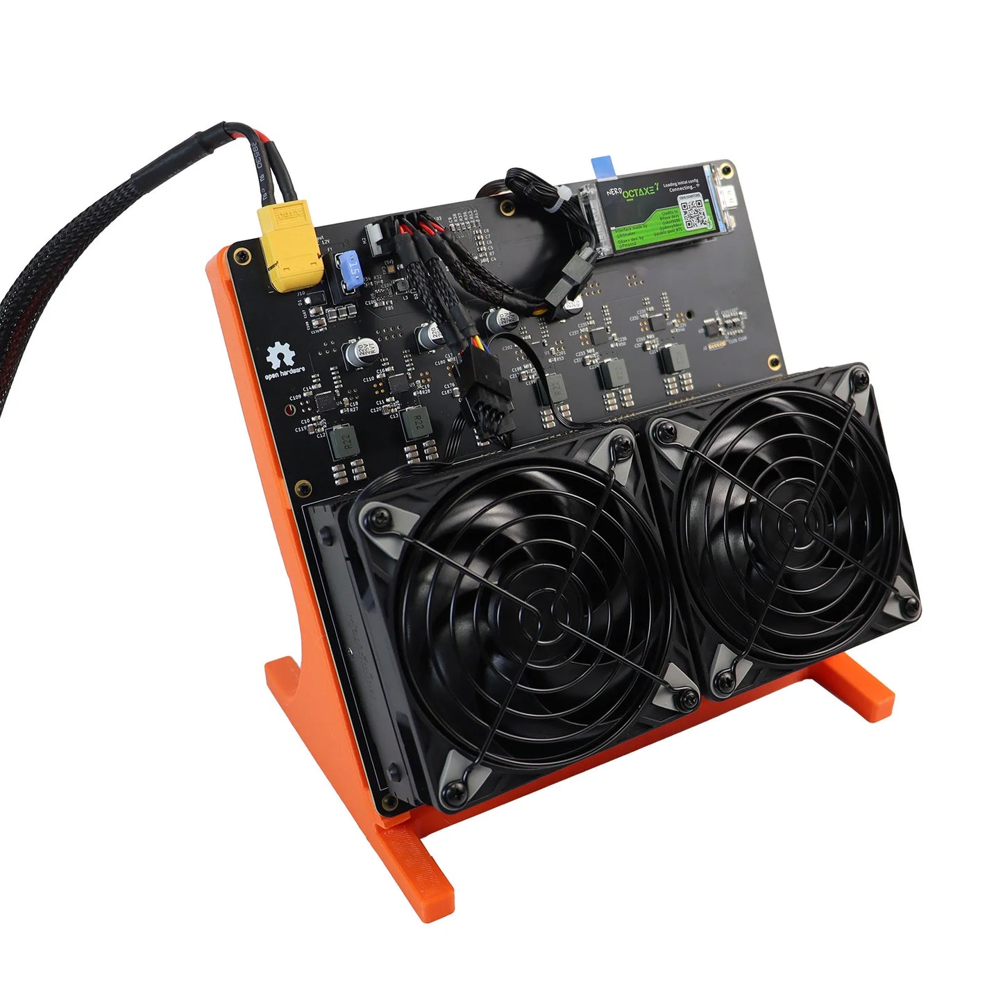 NerdOCTAxe Rev3.1 12TH/s Bitcoin Miner 200W BM1370 ASIC Chip SHA-256 BTC Solo Miner Open Source Home Mining Machine