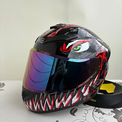 Full Face Motorcycle Helmets Latest Downhill Racing Motorbike Riding Casco Capacete De Moto DOT Approved For Men Women Kask