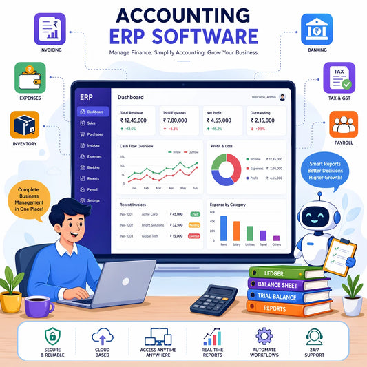 Intelligent Accounting ERP Software AI Automation Financial Management Scalable Business Architecture Stock Internet Linux