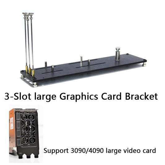 Graphics card support frame 90 degree bogie for 3080/3090/4090 large video card 3-slot GPU card anti deformation frame
