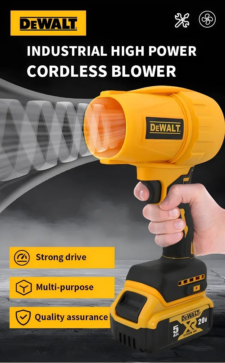Dewalt 30000RPM Cordless Blower Electric Turbine Household Dust Collector Portable Rechargeable Dust Removal 20V Power Tools