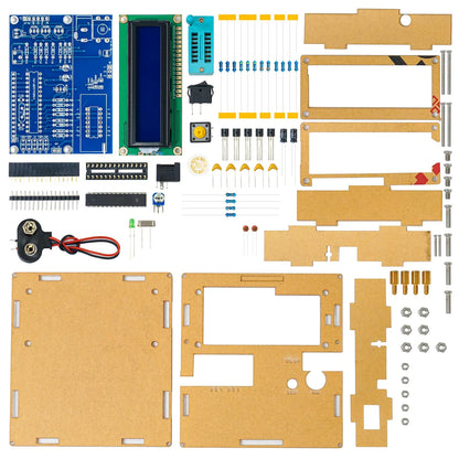 Transistor Tester Kit Resistance Capacitance Triode Electronic Measurement Replaces Multimeter DIY Assembly Parts