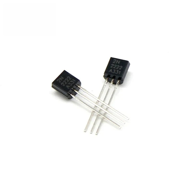 50-200pcs 2N2222 TO-92 Transistor Kit NPN 30V 800MA BJT Transistors for DIY Electronics & Circuit Projects