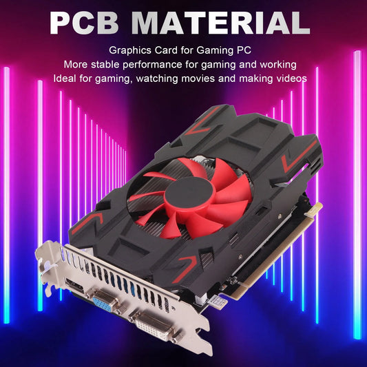 Gaming Graphics Card HD7670 4GB DDR5 128bit Support 2560x1600 Easy To Install Support DVI VGA Graphics Card for Multimedia