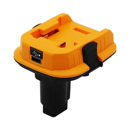 DCA1820 USB Adapter for Dewalt，Tools Convert for Dewalt 20V Lithium Battery to for Dewalt，18V NiCad NiMh Replace Battery Tools