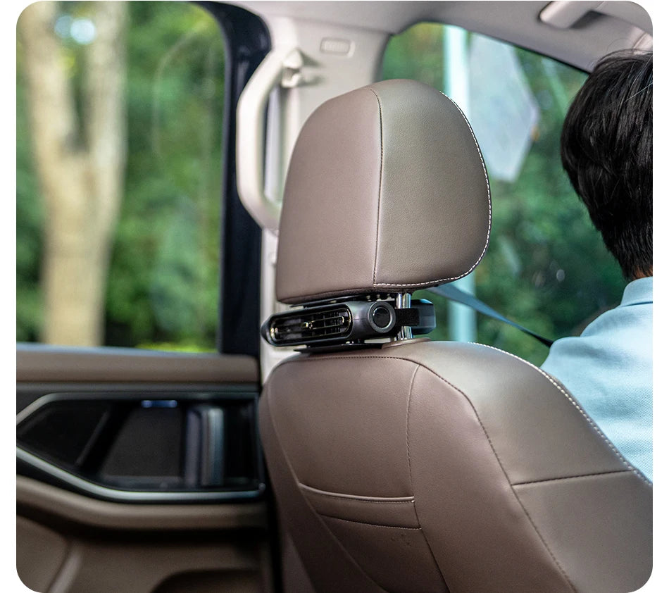 Car Backseat Cooling Fan Wide-angle Airflow High Air Volume Car Cooler USB Powered Summer Essential AirCirculator Fast Delivery