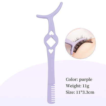 1Pcs False Eyelash Tweezer Eye Lash Applicator Comb Makeup Tools Auxiliary Curler Mink Eyelashes Extension Professional Tweezers