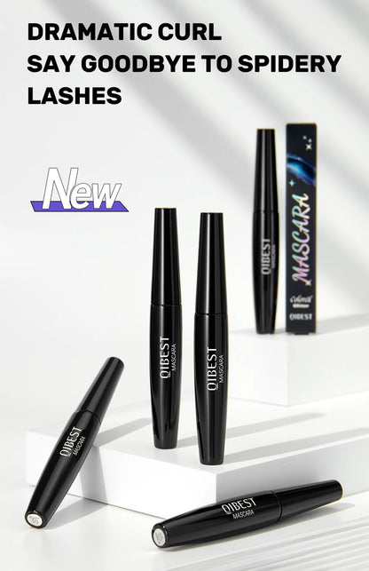 Glitter Diamond Mascara Waterproof Smudge-Proof Volumizing Lengthening Sparkling Snowflake Flake Clump-Free Lasting Party Makeup