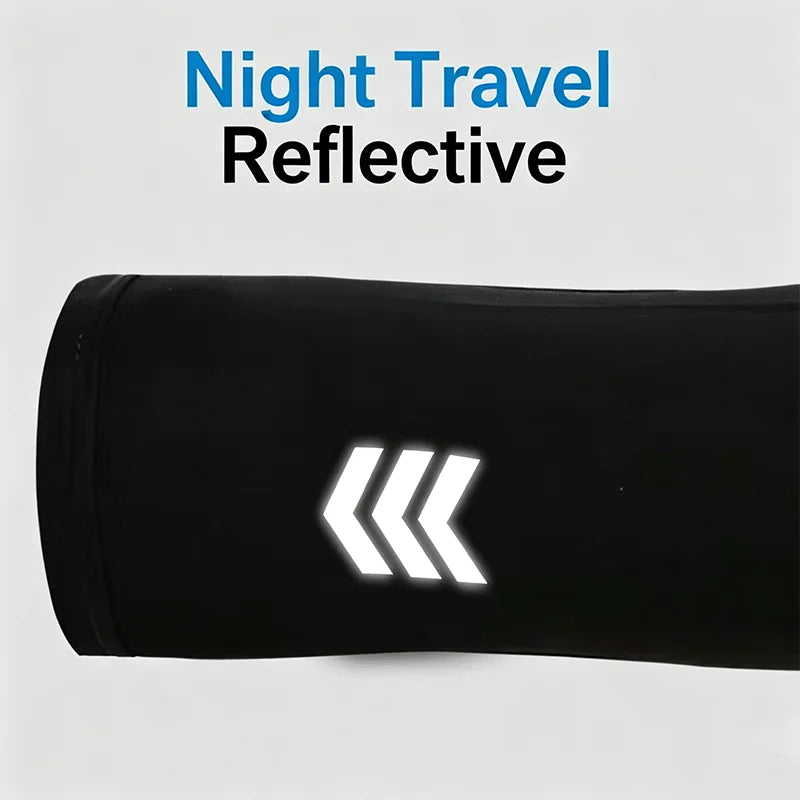 Summer Cooling Arm Covers Unisex None Slip Sunshade  Anti UV Running Arm Sleeves Breathable Ice Silk Quick Drying Arm Sleeves